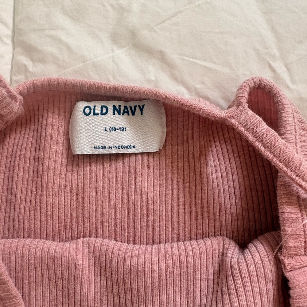 Old Navy Light Pink Casual Kids Dress - Picture 2 of 3